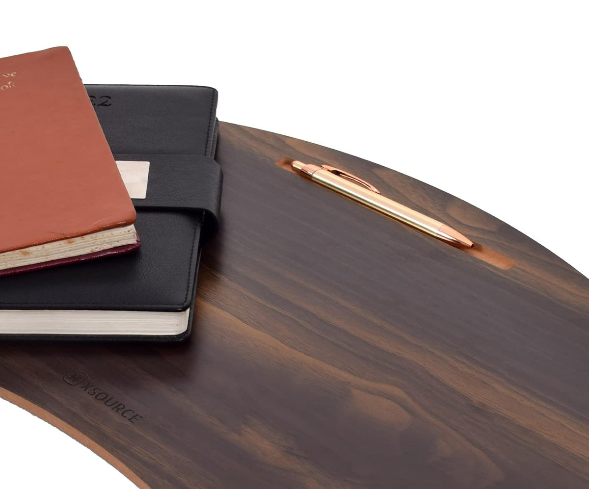 Wooden Curved Lap Desk for Office