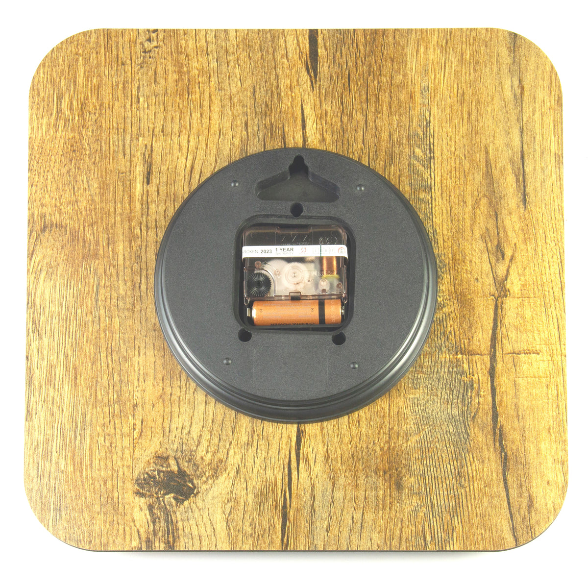 Wooden Non Ticking Wall Clock