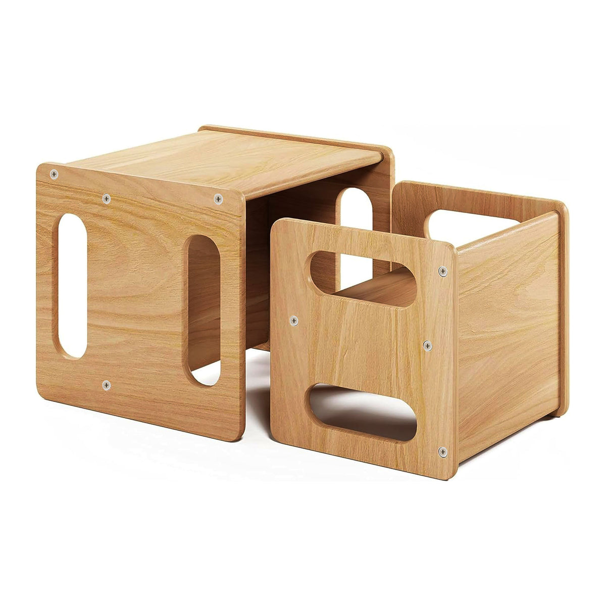Wooden Folding Table and Chair Set for Toddlers Suitable for 2 to 10 Years