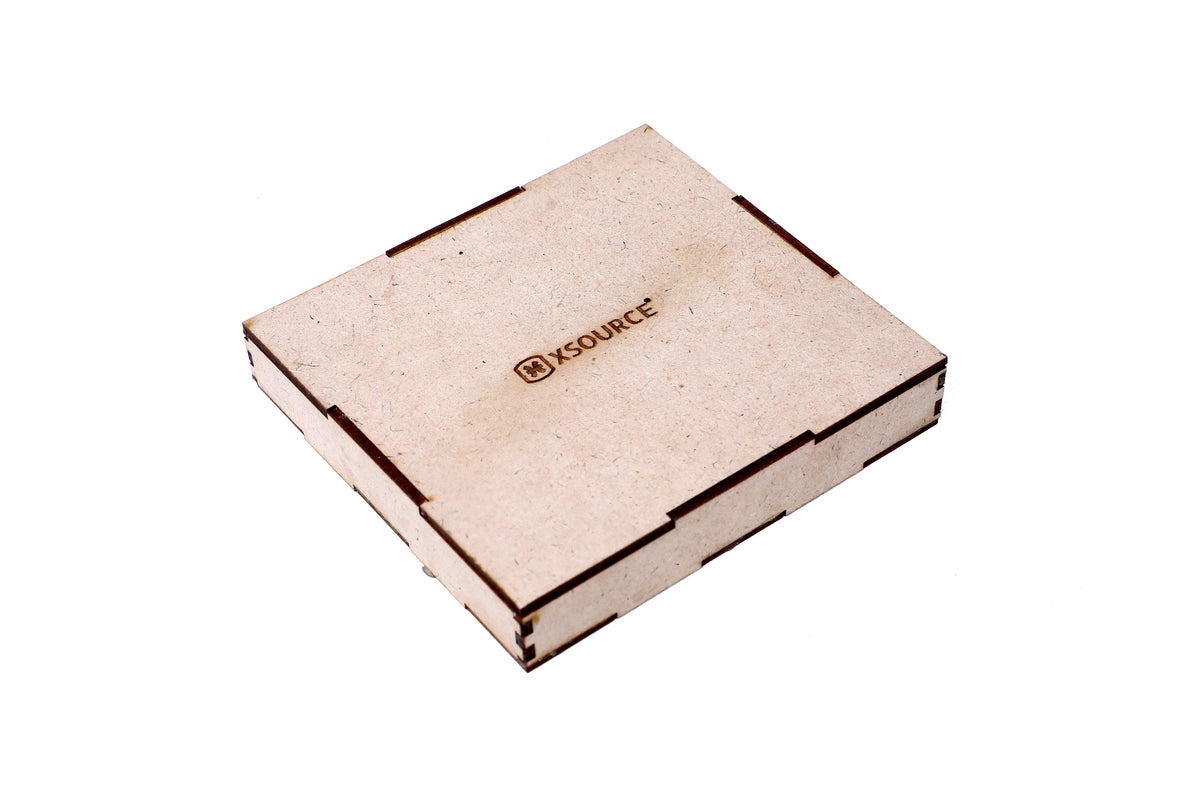 Wooden Round & Square Earrings with Jewelry Organizer Box Set of 6 Pairs for Women and Girls