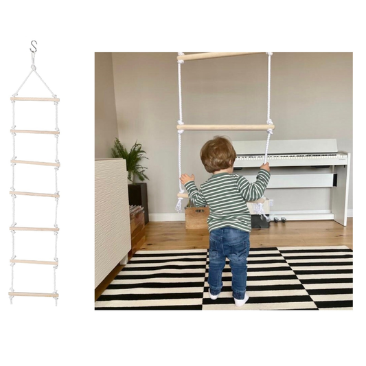 Kids Rope Climbing Ladder Indoor/Outdoor for 4 to 10 Years