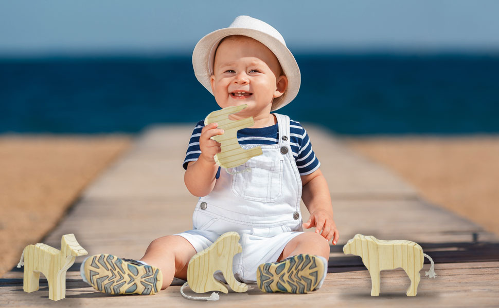 Wooden Animal Educational Toy for Toddlers & Kids
