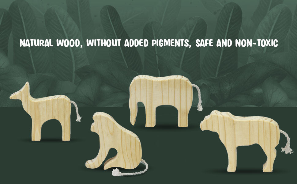 Wooden Animal Educational Toy for Toddlers & Kids