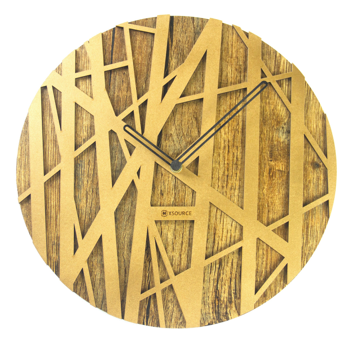 Wooden  Non Ticking Wall Clock