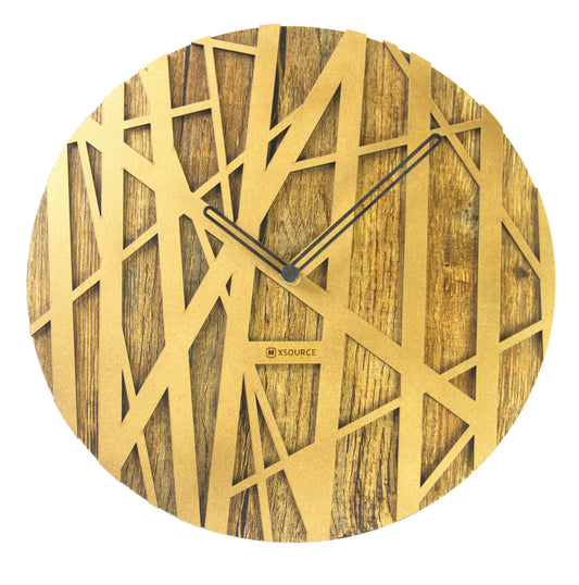 Wooden  Non Ticking Wall Clock