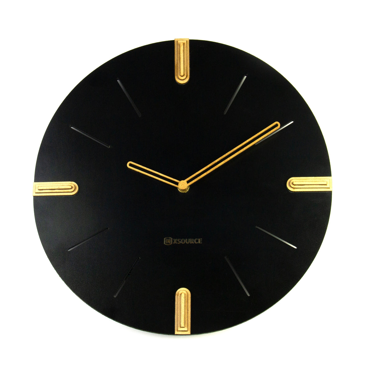 Wooden Non Ticking Wall Clock