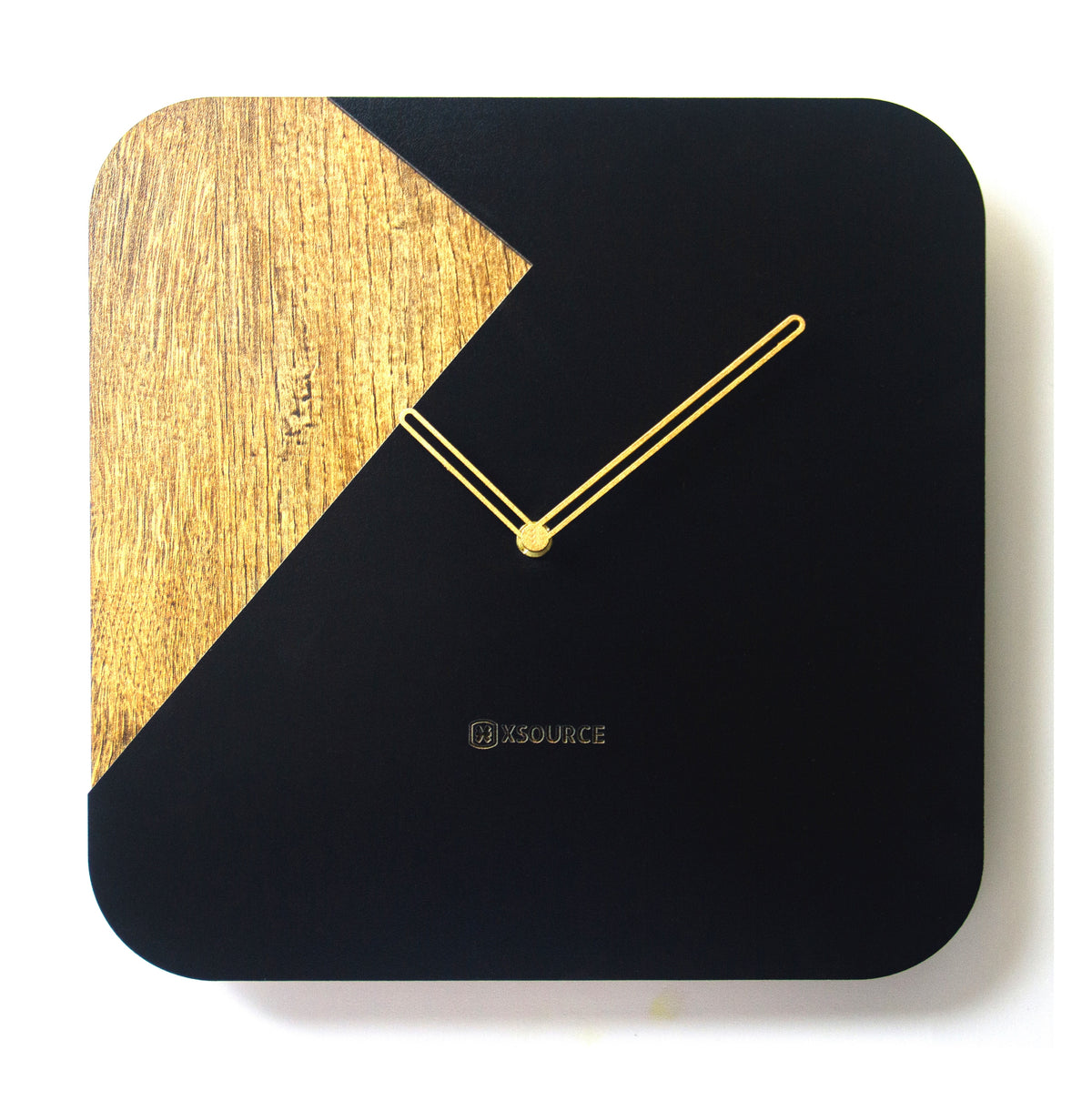 Wooden Non Ticking Wall Clock