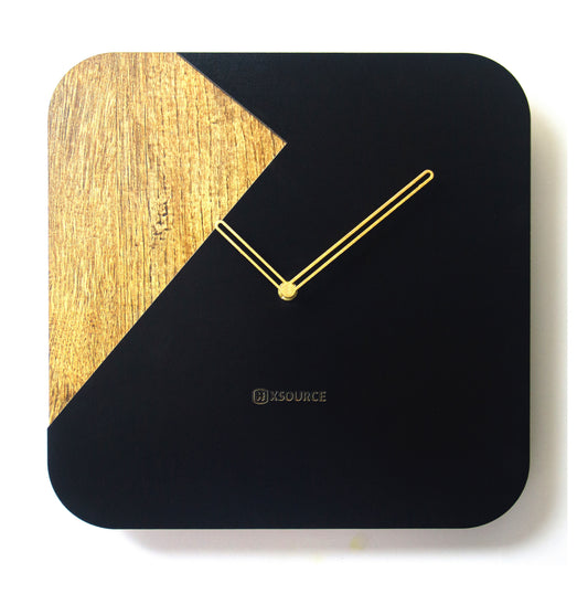 Wooden Non Ticking Wall Clock