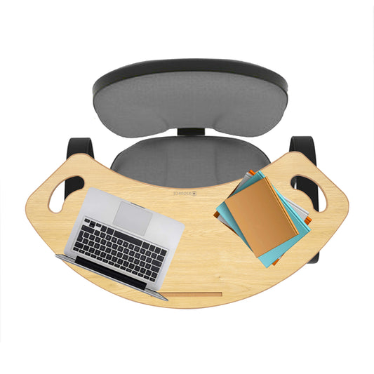 Wooden Curved Lap Desk for Office