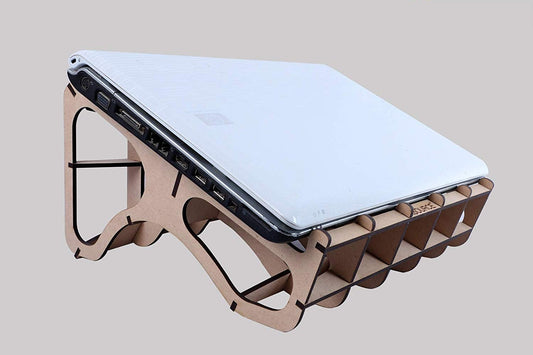 Wooden  Parametric Heighted Laptop Stand for All Kind of Laptops