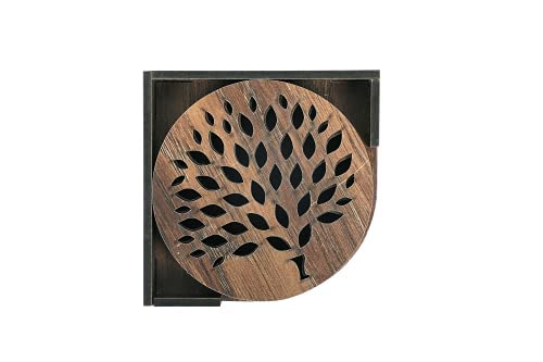 Wooden Golden Tree Tea Coasters Set of 6
