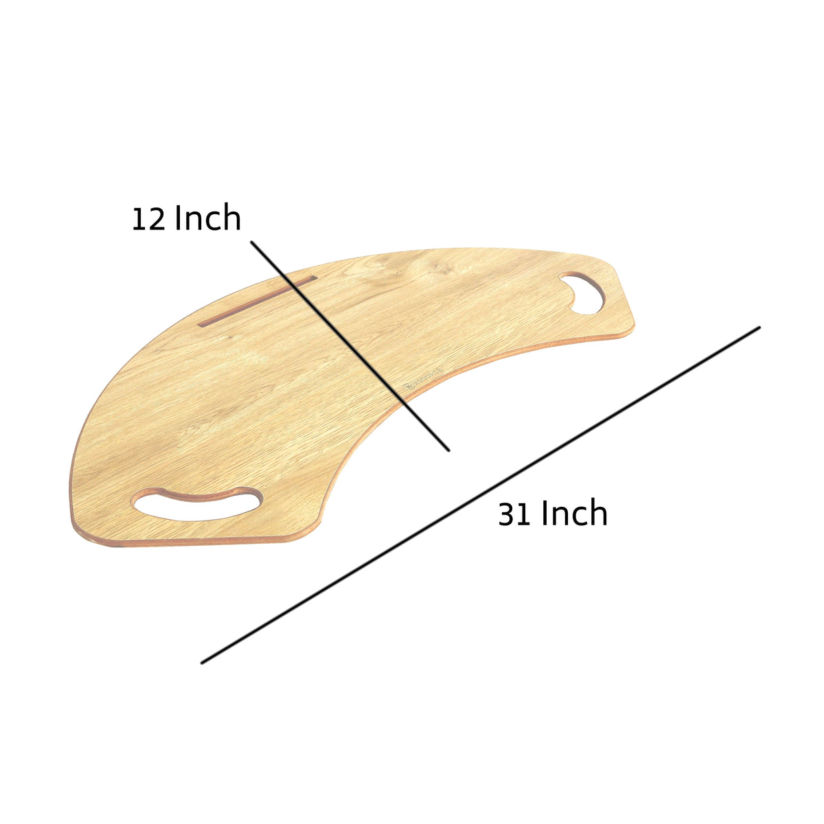 Wooden Curved Lap Desk for Office