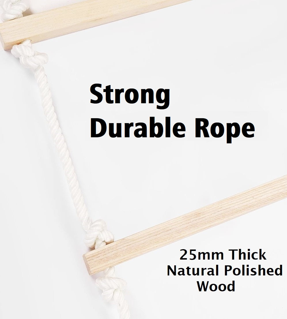 Kids Rope Climbing Ladder Indoor/Outdoor for 4 to 10 Years