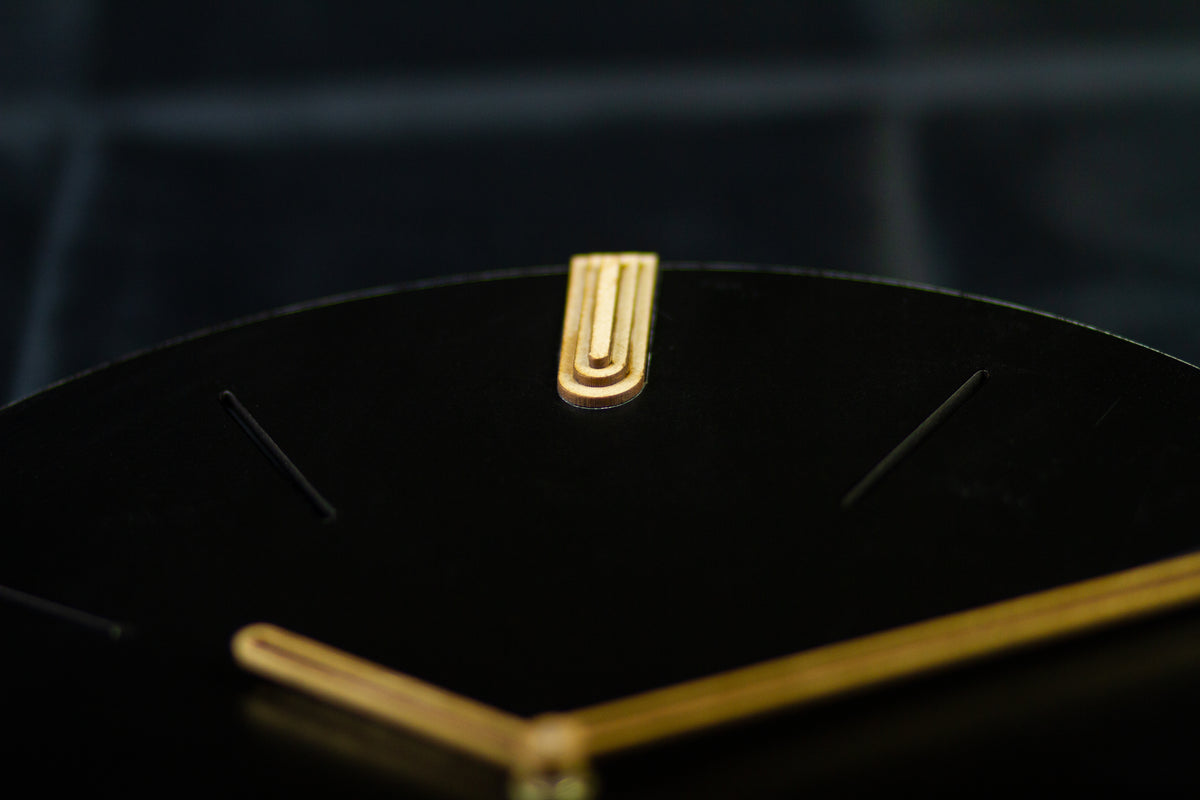 Wooden Non Ticking Wall Clock
