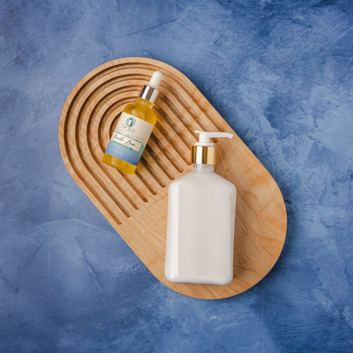 Natural Wooden Serving Platter for Snacks, Appetizers & Desserts, Parties, Picnics, and Everyday Use