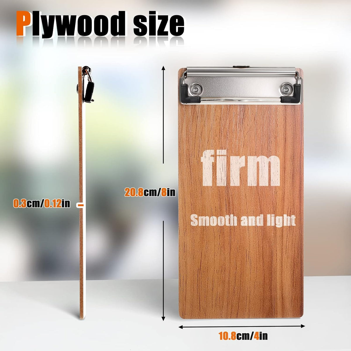 Wooden Mini Clipboards for Restaurants & Office