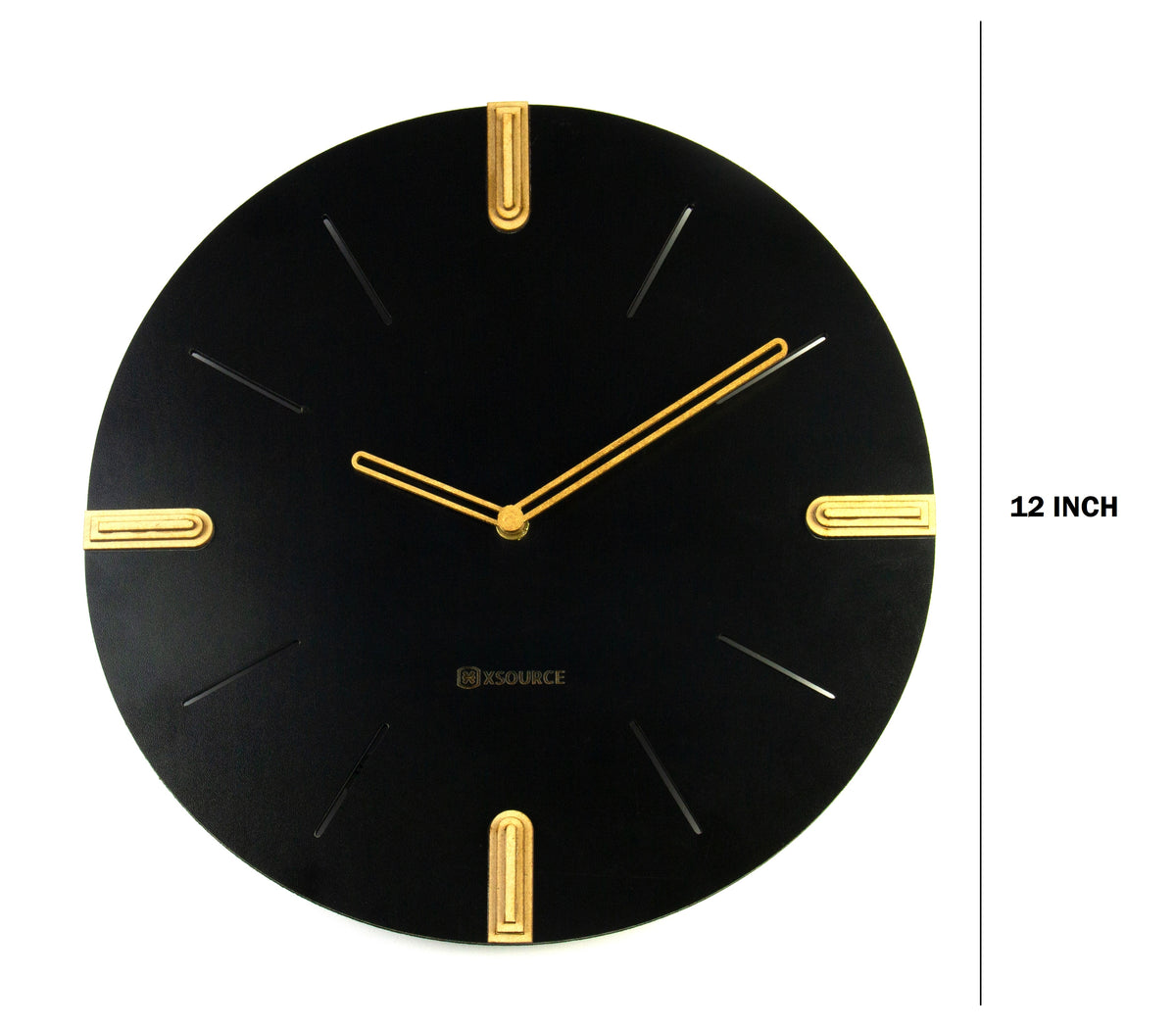 Wooden Non Ticking Wall Clock
