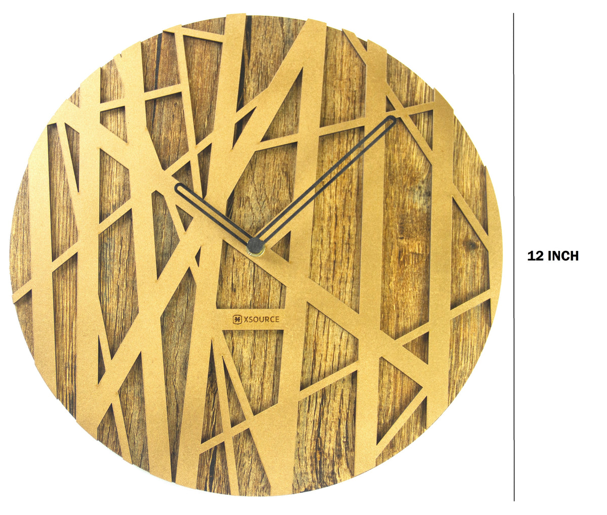 Wooden  Non Ticking Wall Clock