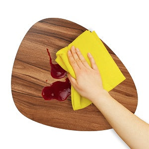 Wooden Oval Placemat Mat with Tea Coasters Set of 2, 4, 6 Table Placemats for Dining and Kitchen