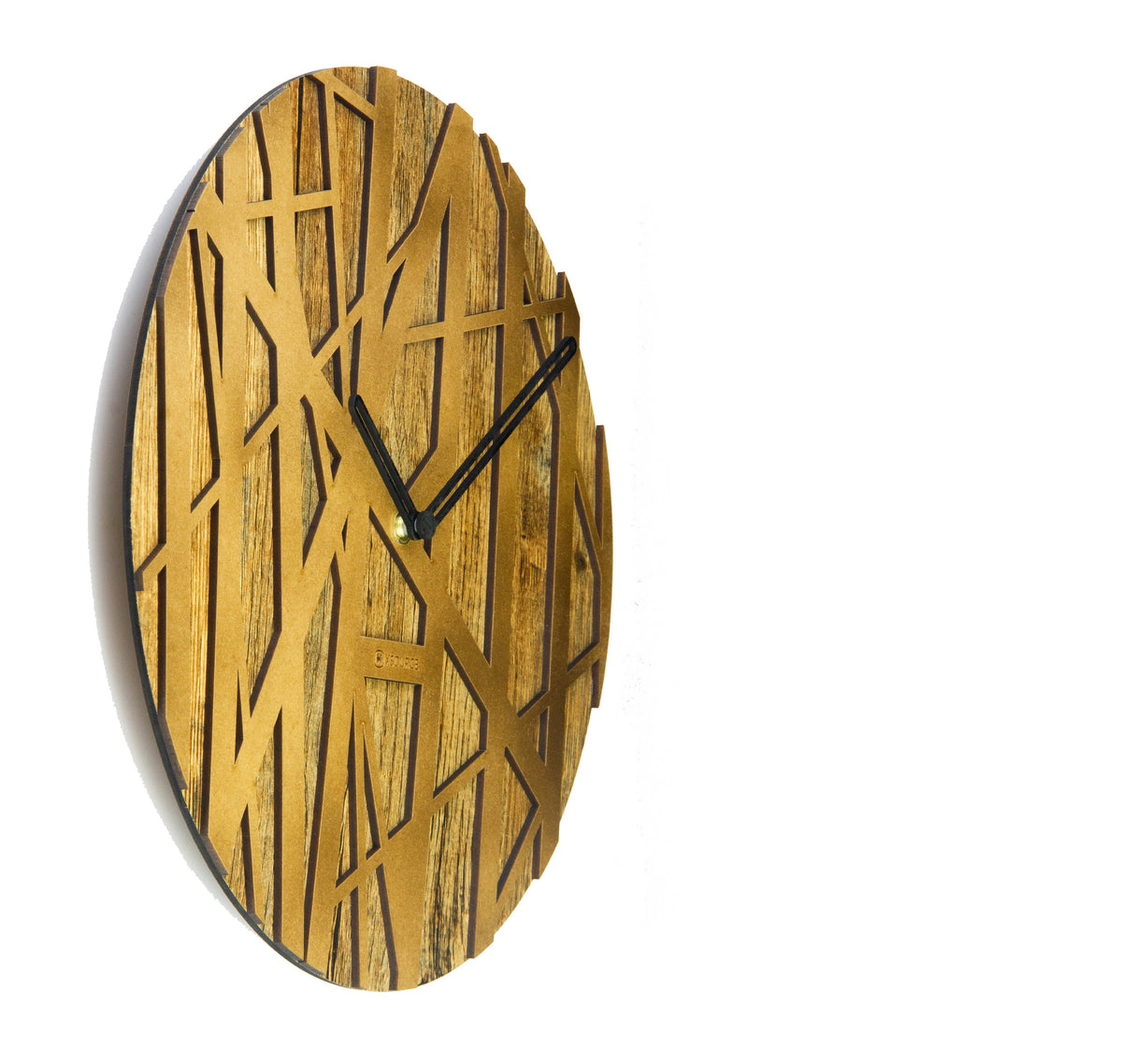 Wooden  Non Ticking Wall Clock