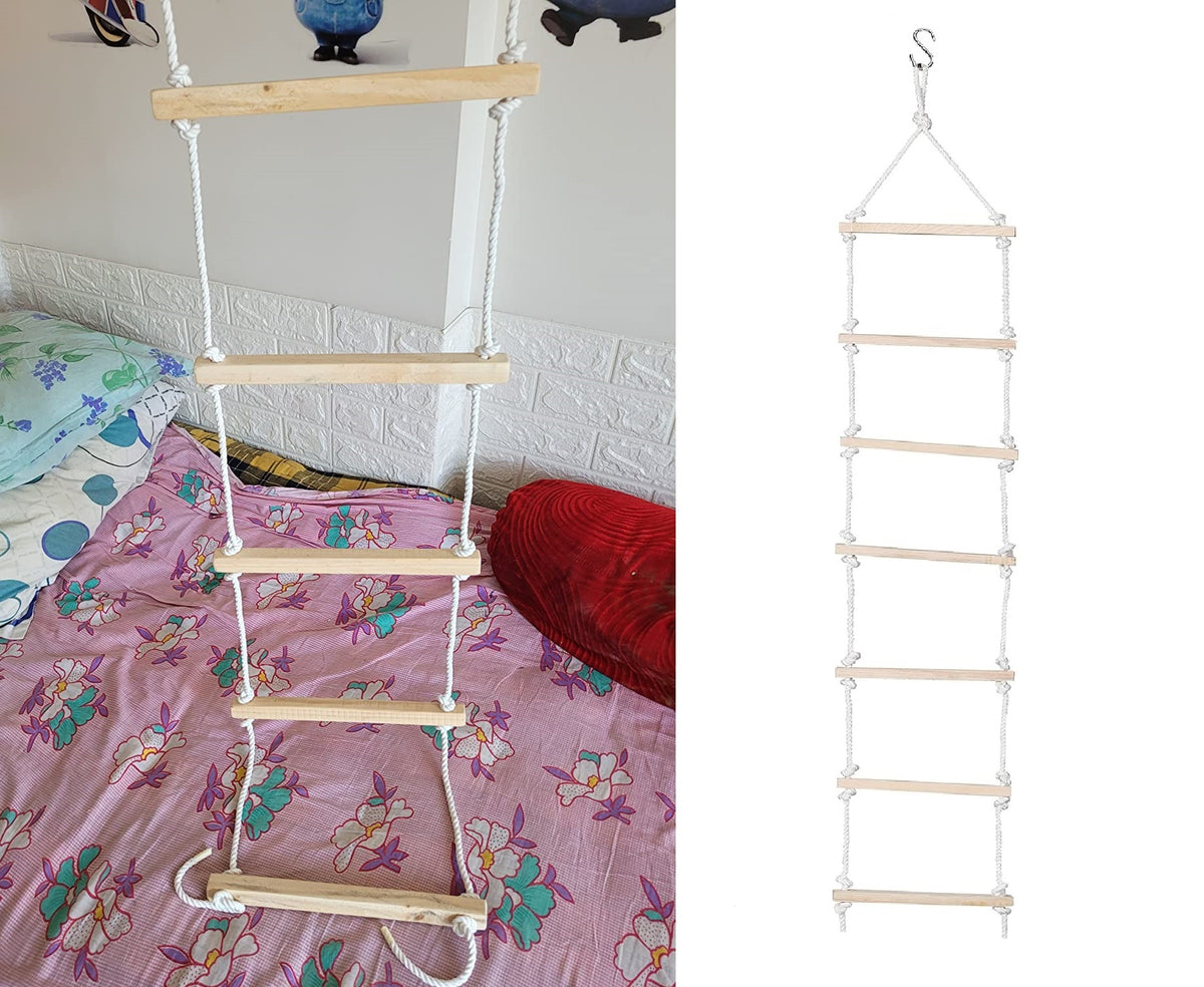 Kids Rope Climbing Ladder Indoor/Outdoor for 4 to 10 Years