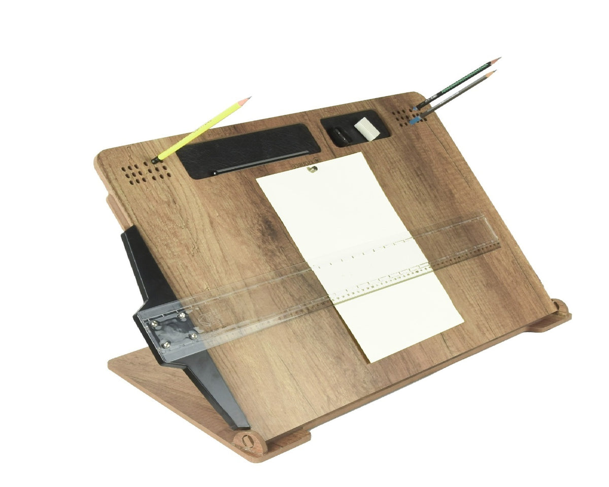 Foldable Drawing Board with Edge Magnet and Pencil Holder for Kids Artists