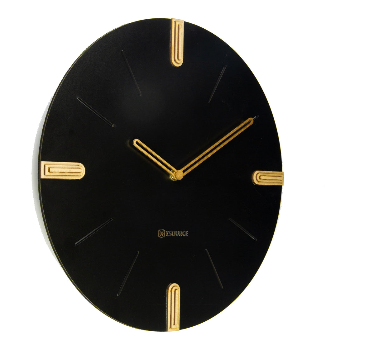 Wooden Non Ticking Wall Clock