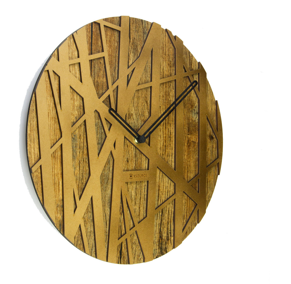 Wooden  Non Ticking Wall Clock