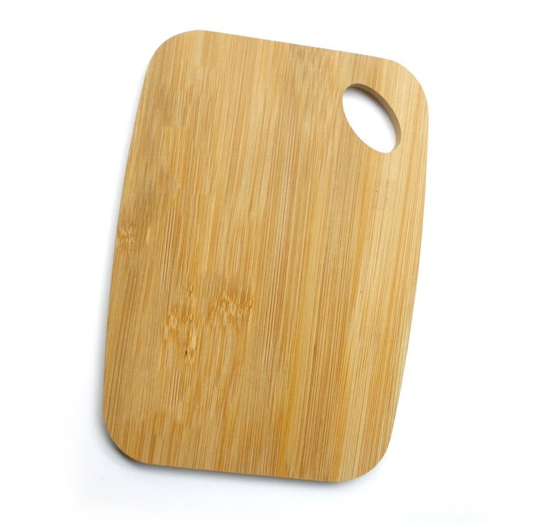 Natural Rubber Wood Chopping Board with Antibacterial Surface for Kitchen