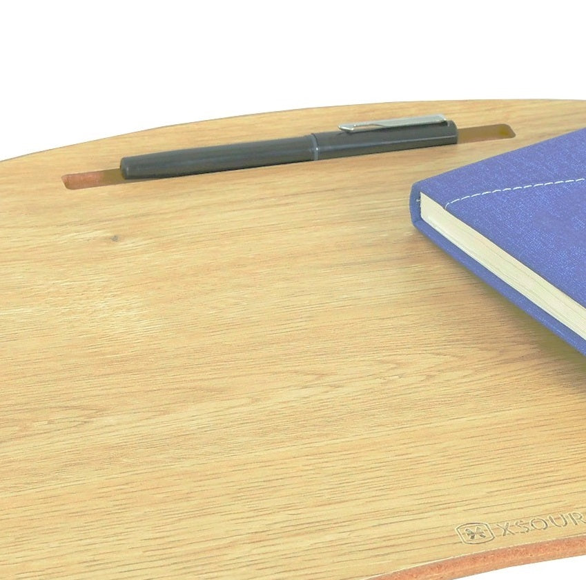 Wooden Curved Lap Desk for Office