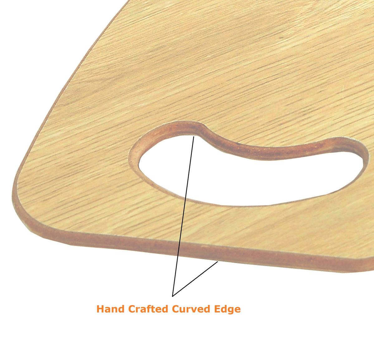 Wooden Curved Lap Desk for Office