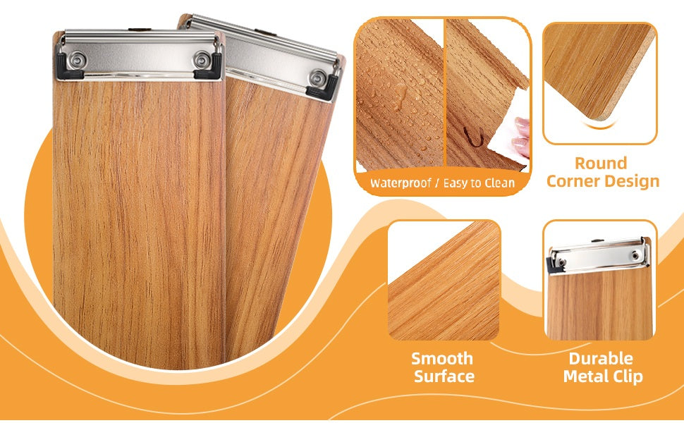 Wooden Mini Clipboards for Restaurants & Office