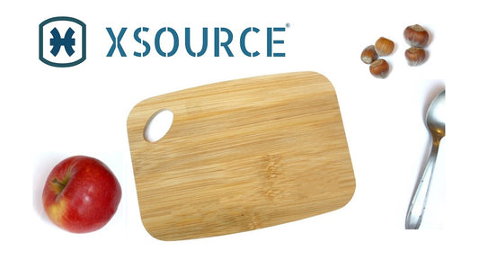 Natural Rubber Wood Chopping Board with Antibacterial Surface for Kitchen
