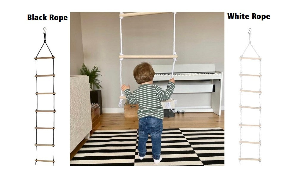 Kids Rope Climbing Ladder Indoor/Outdoor for 4 to 10 Years