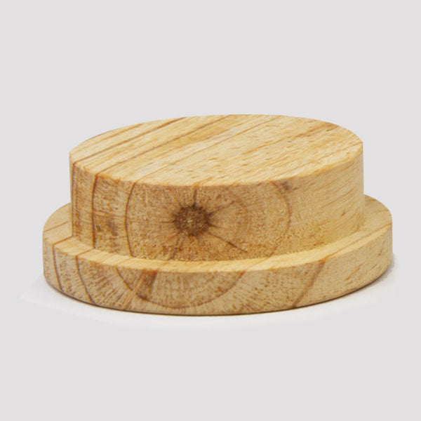 Storage Glass Jar Set with Wooden Lids and Tray