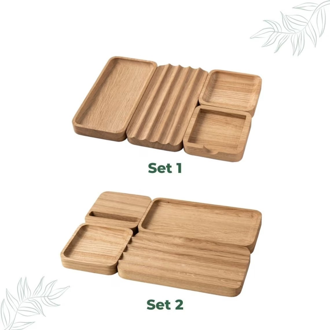 Stylish Wooden Desk Organizer with Compartments for Phone, Pens
