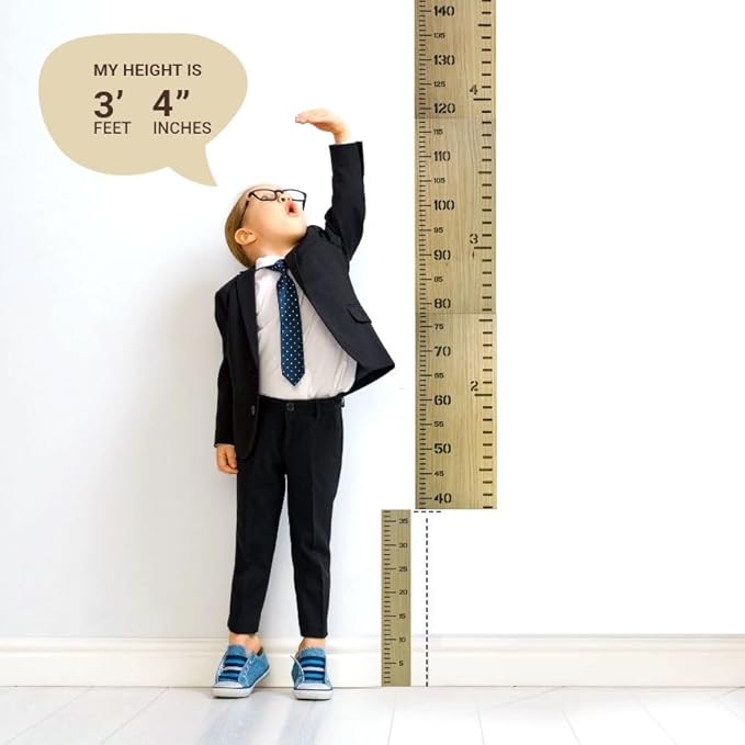 Wooden Height Chart for Kids Height Rule