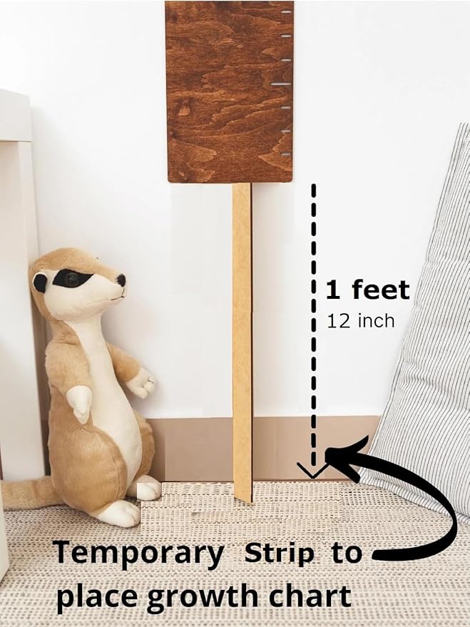 Wooden Height Chart for Kids Height Rule