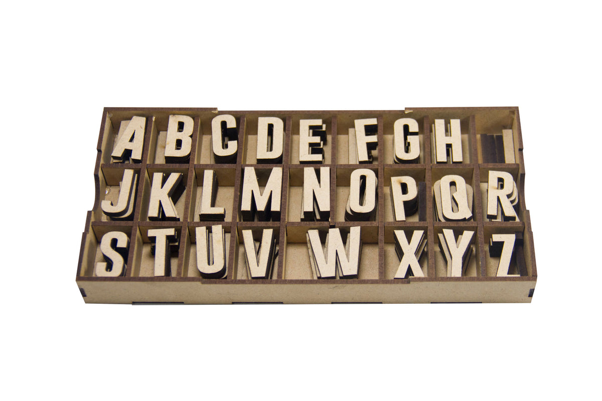 Wooden Alphabet Letters for Kids (130 Pieces, Ages 3+)