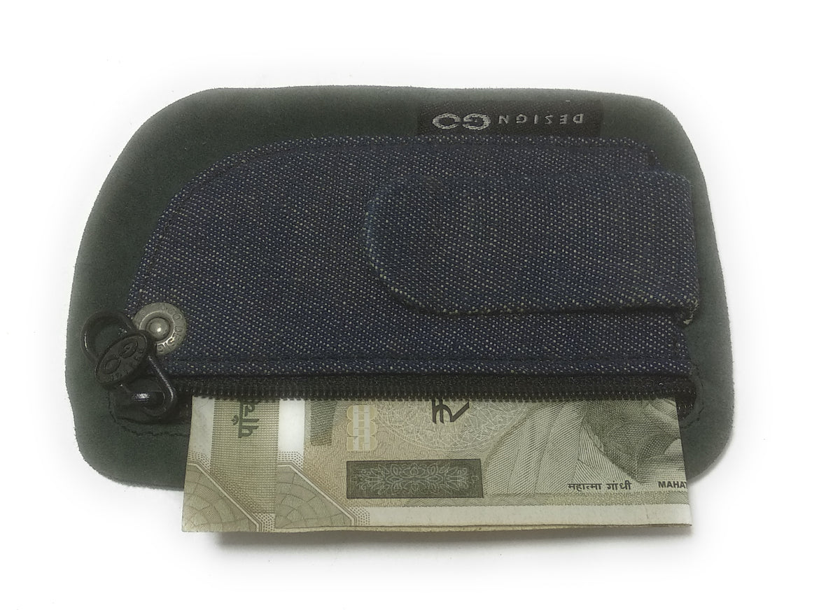 Leather Key Pouch Purse for Women