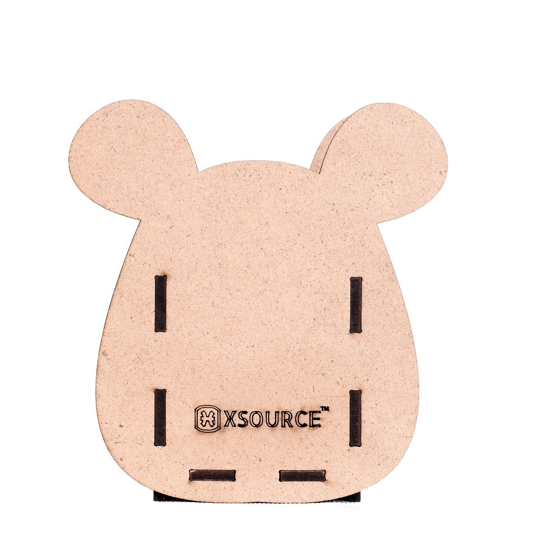 Wooden Mouse Shape Pen Stand